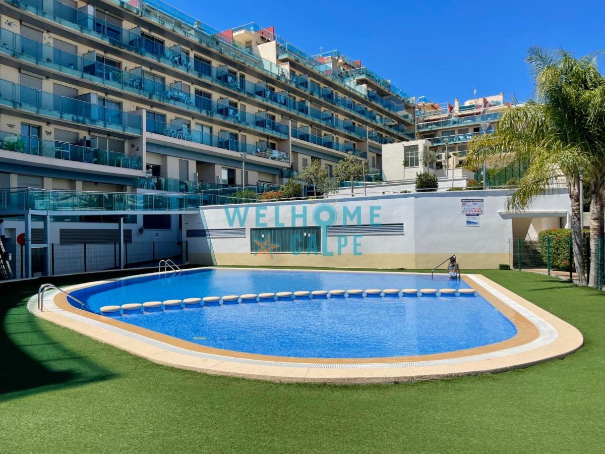 Апартаменты Lima Con Piscina Y Vista Al Mar Кальпе Экстерьер фото
